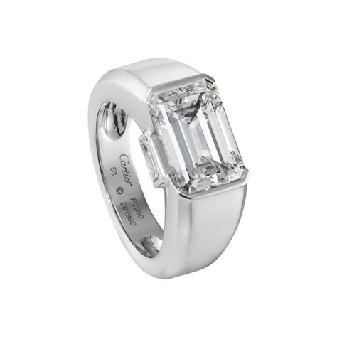 cartier diamond ring for men.